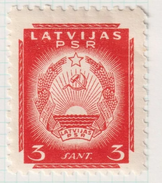 LATVIA   1940 Coat of Arms    3S   Unused  (L73).