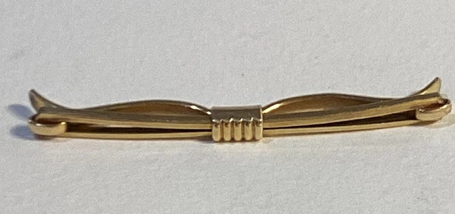Very Nice Quality Vintage Open Face Design Mens Tie Collar Bar Clip Jewelry