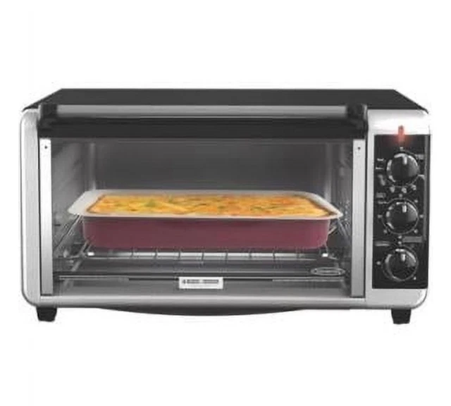 BLACK+DECKER TO3250XSB EXTRA Wide 8 Slice Convection Toaster Oven 95.