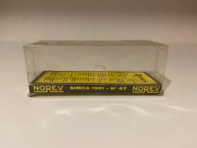 Norev Plastique Ancienne Boite Simca 1501 N" 47 Bb-  / Idem Minialuxe / Gégé