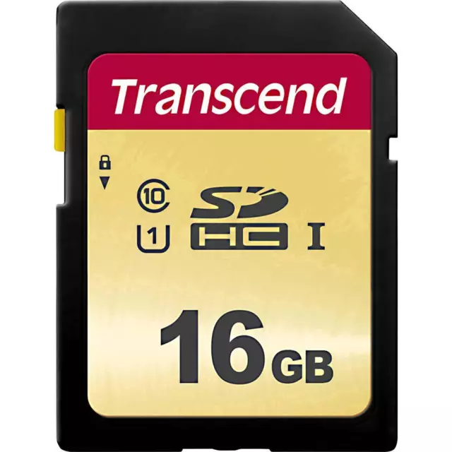 Transcend Premium 500S Carte SDHC 16 GB Class 10, UHS-I, UHS-Class 1