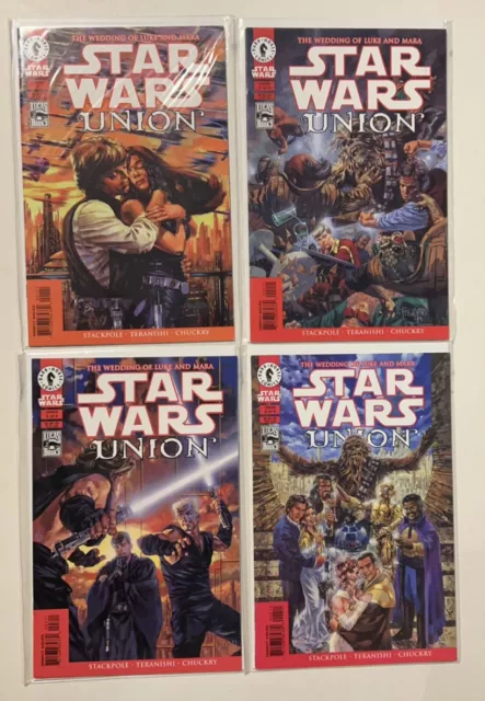 Star Wars Union Comics 1-4, The Wedding Of Like & Mara - All 4 Parts