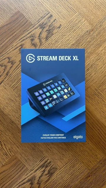 Elgato Stream Deck XL – Advanced Studio Controller, 32 macro keys, trigger actions in apps and software like OBS, Twitch, YouTube and more, works with Mac and PC