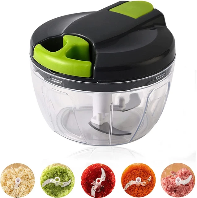 Pulling Vegetable Food Chopper Slicer Processor Hand Blender Kitchen Tool LARGE