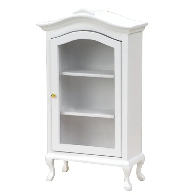 Dollhouse 1:12 Miniature Wooden Storage Cabinet With Door Furniture Accessories