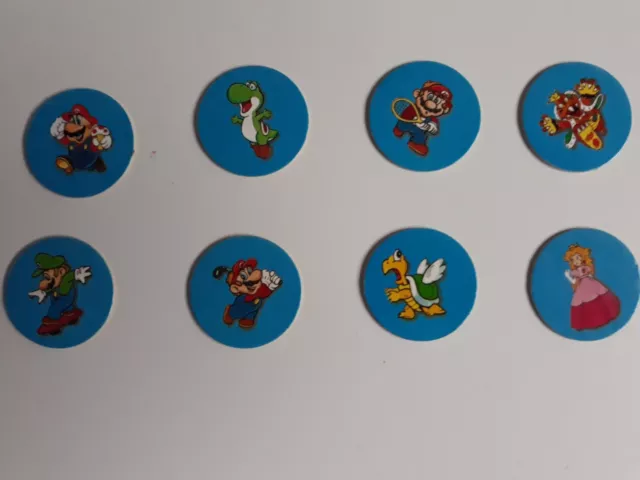 Lot De  pogs caps anciens mario