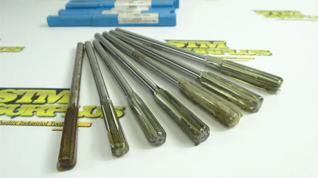 7 New! Carbide Tipped Chucking Reamers .3067" 3117" .3120" .3747" 3/8" & .3900" 7 New! Carbide Tipped Chucking Reamers .3067" 3117" .3120" .3747" 3/8" & .3900"