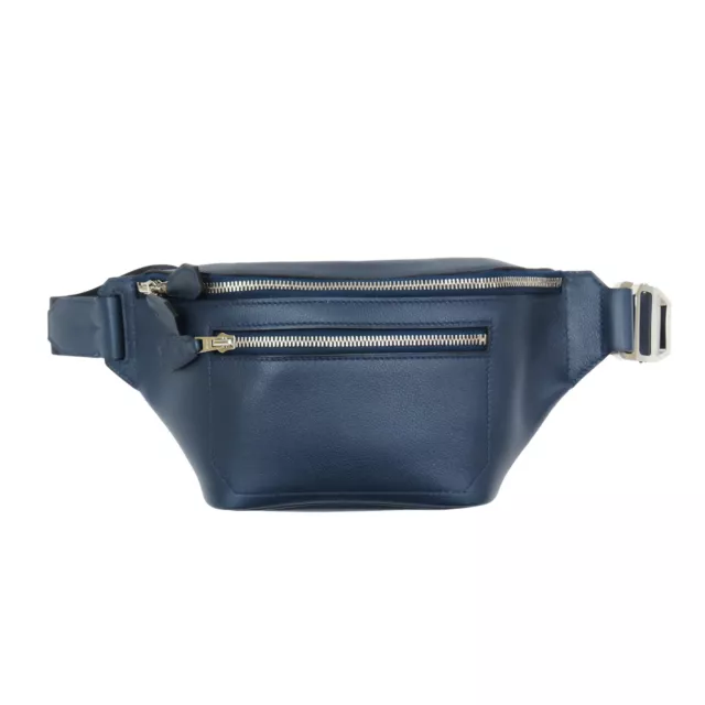 Cityslide leather bag Hermès Blue in Leather - 10725117