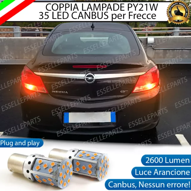 Coppia Lampade Frecce Led Posteriori Opel Insignia A Fino Al 2013 Py21W Canbus