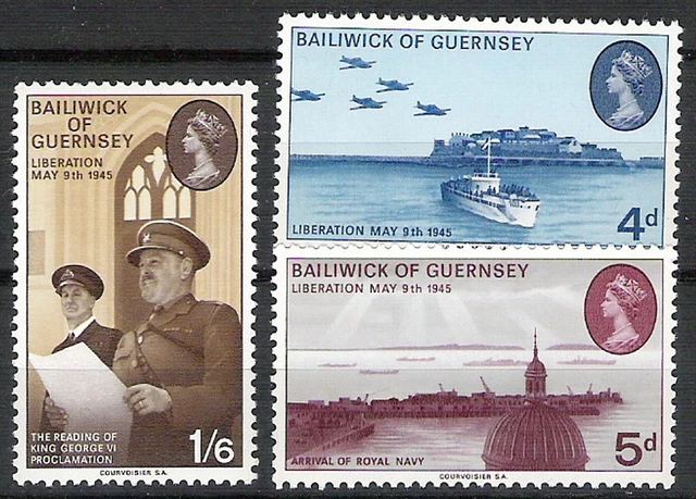 GUERNESEY #6 série 23/25 N**, VF MNH bonne côte