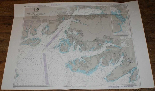 Nautical Chart No. 4981 USA, Alaska - S Coast, Pr. William Sound, Port Fidalgo