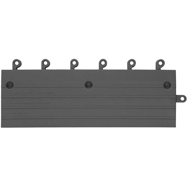 Rampa de drenaje WEARWELL 560,78X6X18BK-CS10, negra, 6 pulgadas x 18 in., PK10