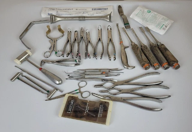 Lot Of Used Dental & Surgical Tools and Parts