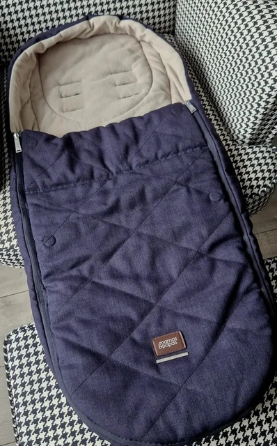 Mamas & Papas Pram OCARRO Flip XT3 Footmuff COsytoes  Strada DARK NAVY Excellent