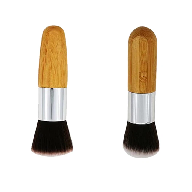 2 Pcs Foundation Brush Makeup Brushes Piece Set Make-up Electric 2