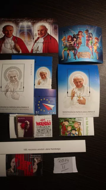 Polnische Briefmarken 2. Quartal - 2014
