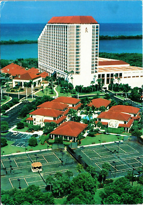 The Registry Resort aerial view Gulf Coast Naples Florida Postcard