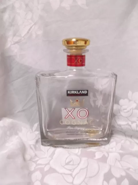 Kirkland Xo Fine Cognac Empty Bottle