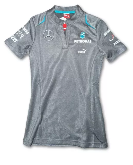 POLO Mercedes AMG Petronas F1 Team Formula One 1 NEW! Ladies Puma Poloshirt XXS