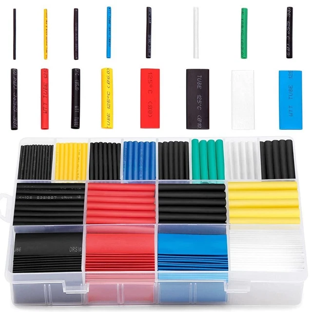 Tubo di restringimento dell'isolamento del filo Involucro termoretraibile nero