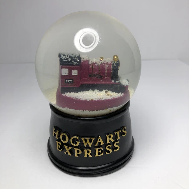 HARRY POTTER HOGWARTS Express Snow Globe with Lights 5 1/2 X 4 Works w