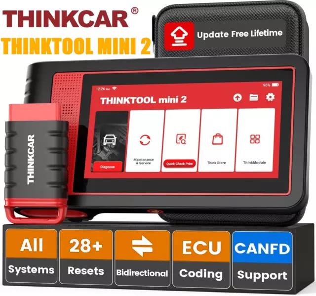 Thinktool Mini2 Auto Auslesegerät  KFZ OBD2 Diagnosegerät Scanner Tool CANFD DE