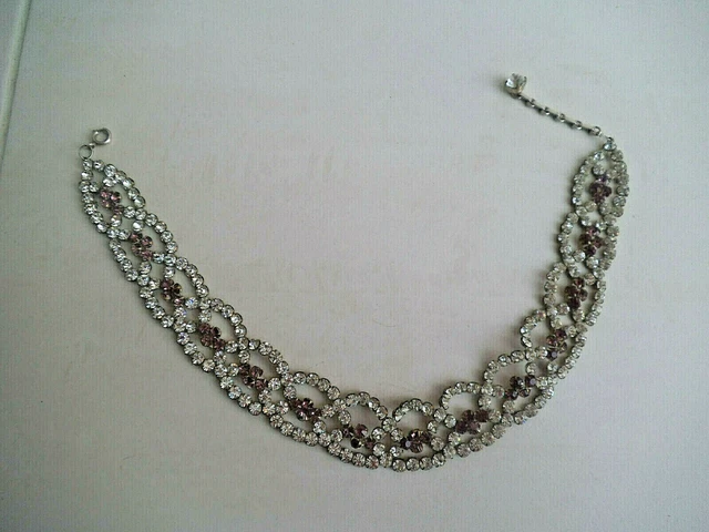 Collier de deuil antique en jais perlé et gradué