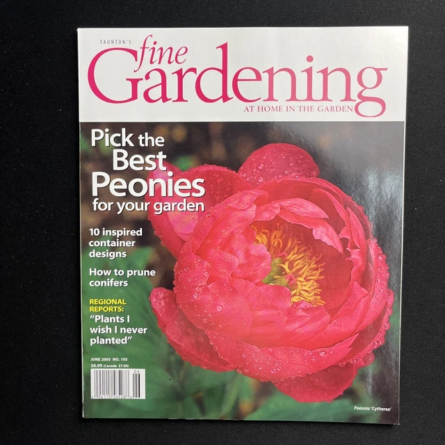 Taunton's Fine Gardening June 2005 No 103 Summer Color Roses Wisteria Ground Co