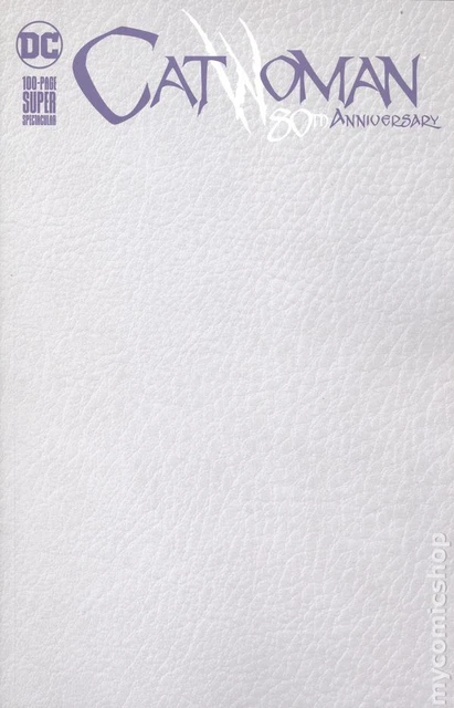 Catwoman 80th Anniversary 100 Page Super Spectacular #1 Blank NM 2020