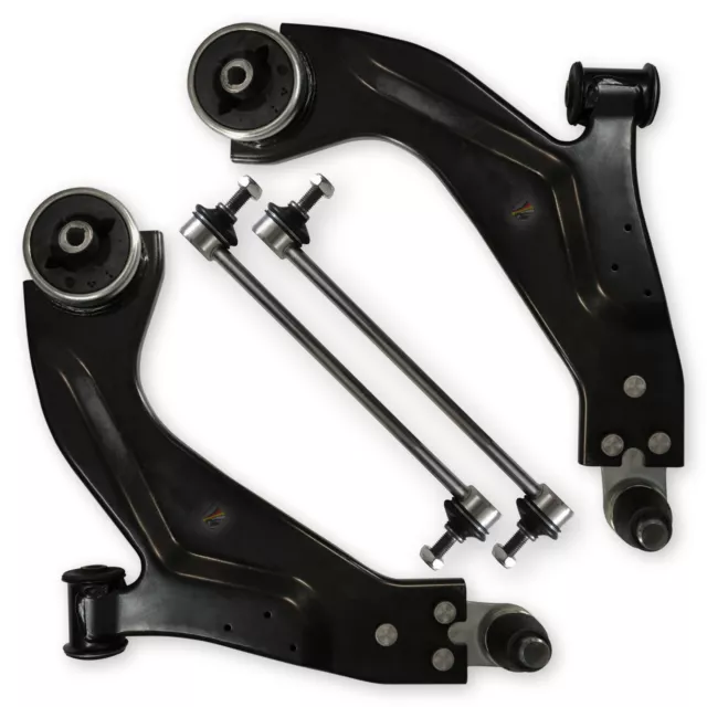 For Ford Mondeo MK3 2000-2007 Front Lower Suspension Wishbone Arm Pair + Links