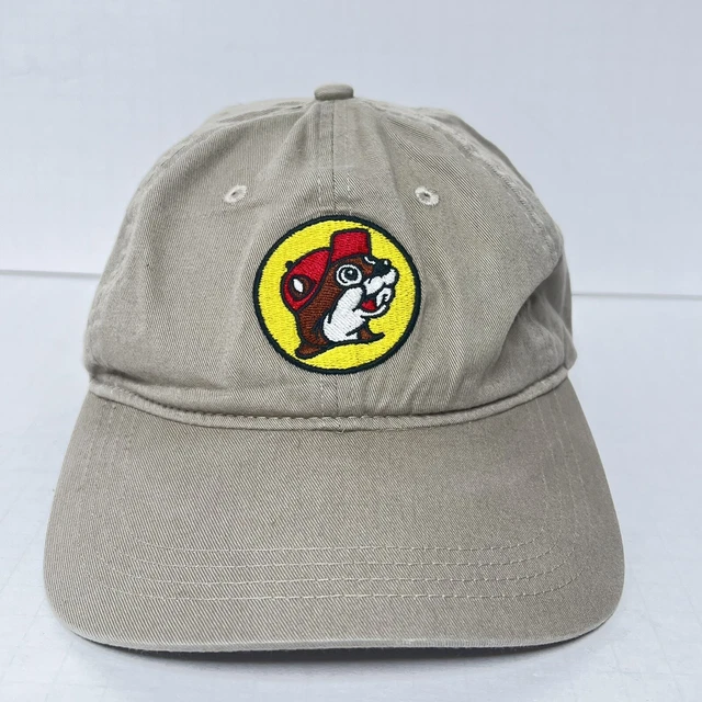 BUCEE'S GAS STATION Khaki Beaver Adjustable Strap Back Hat Texas Tan