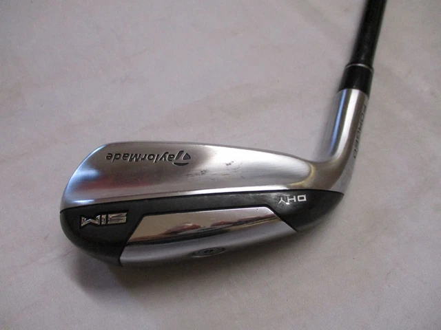 Left Hand TAYLORMADE SIM DHY FORGED 4 IRON HYBRID   22°  STIFF  FLEX  - MLH USED