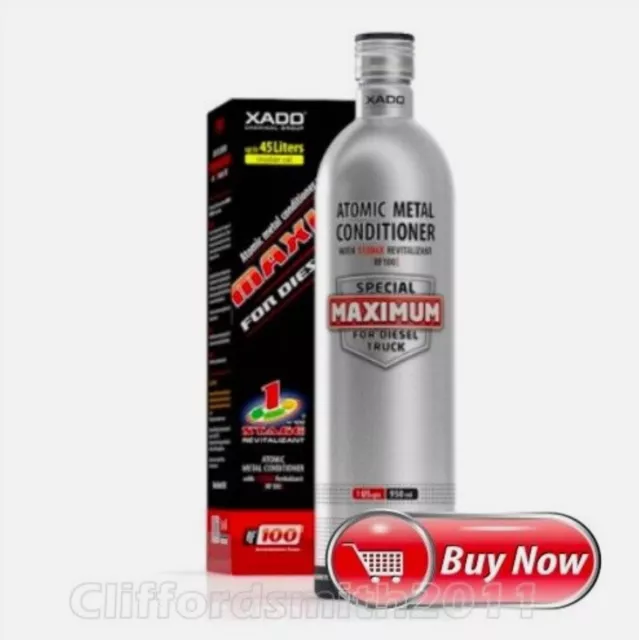 XADO atomic metal conditioner MAXIMUM for diesel truck with 1 stage revitalizant