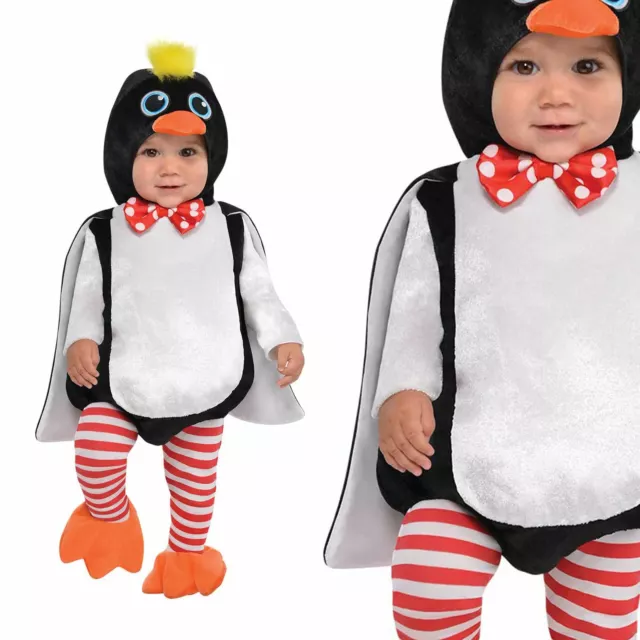 Baby Penguin Zoo Animal Bird Cute Girls Boys Book Week Kids Fancy Dress Costume