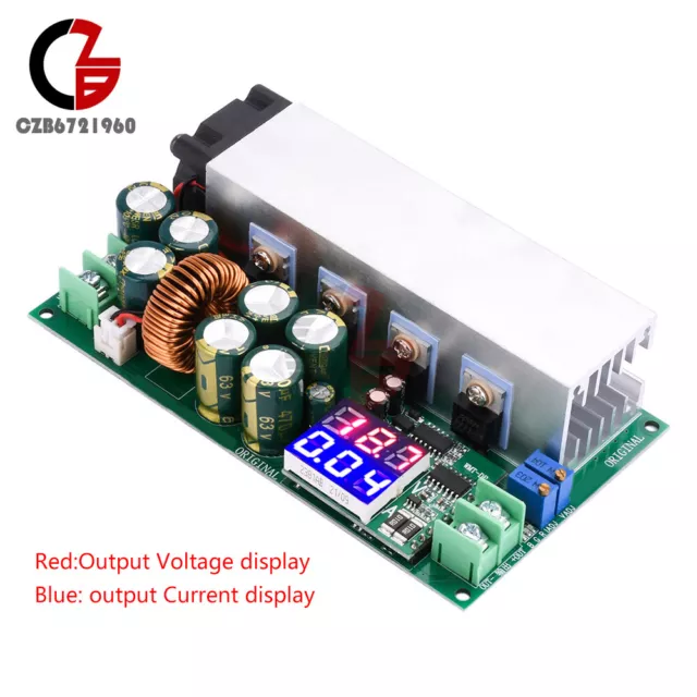 DC12-80V20A Adjustable Step-Down Buck Power Module Constant Current Voltage 600W