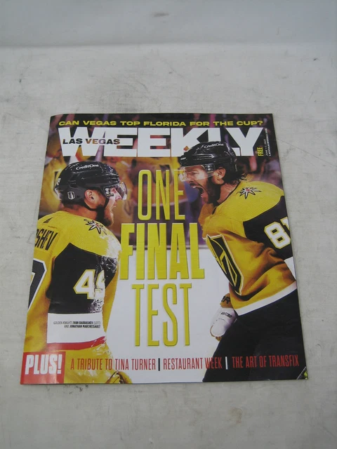 Las Vegas Weekly Magazine June 1-7 2023 Issue Vegas Golden Knights Stanley Cup