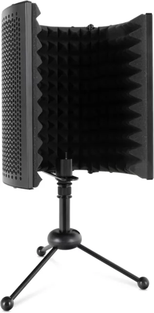 B-WARE Portabler Mikrofon Mini Absorber Studio Mic Screen Tisch Stativ Diffusor