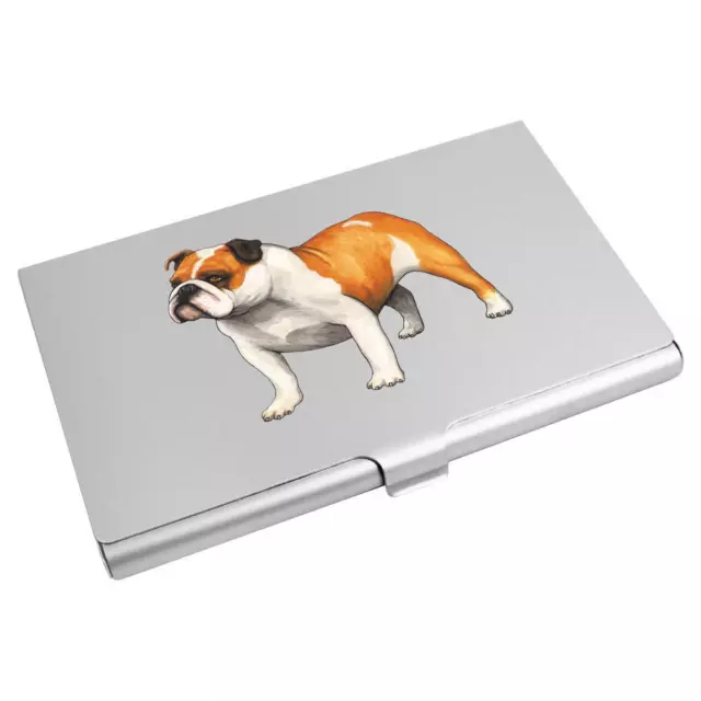 'English Bulldog' Business Card Holder / Credit Card Wallet (CH00016226)
