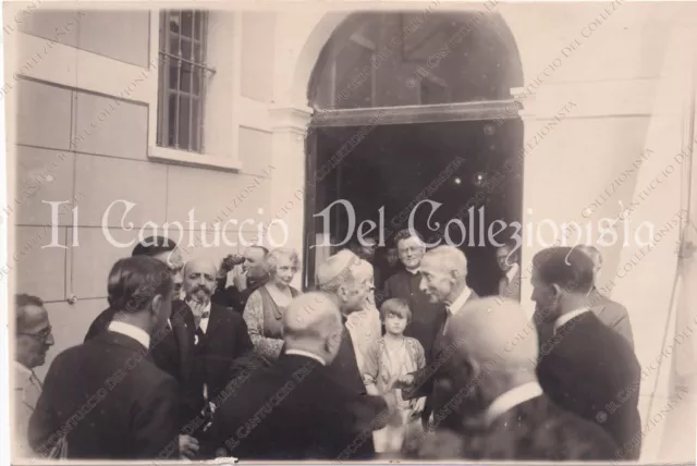1930c DUCA DEGLI ABRUZZI Luigi Amedeo di Savoia-Aosta con prelato Fotografia