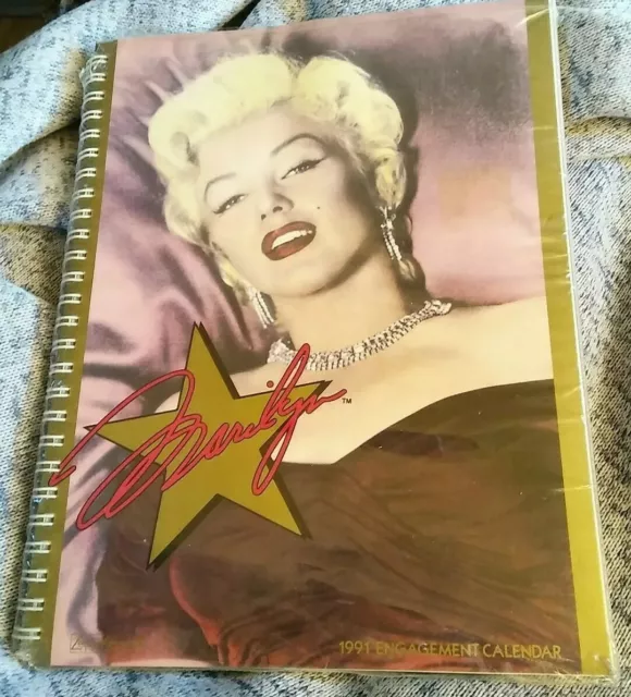 SEALED!!! RARE!!! Marilyn Monroe LANDMARK Calendar- 1991