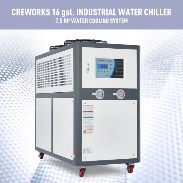 60 L Industrial Water Chiller with 7.5hp Compressor for CNC and Laser Equipment