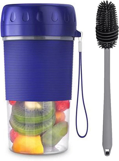 Portable Smoothie Blender, Wireless 300mL USB Rechargeable with Motor Base