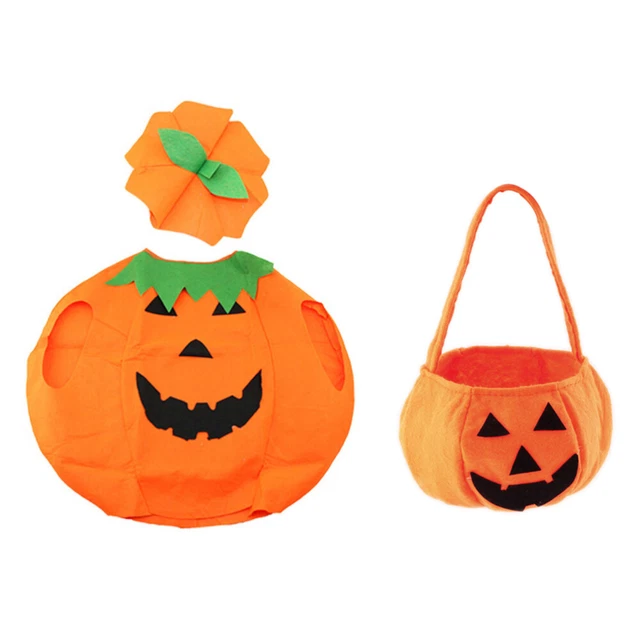 Adult Pumpkin Costume Suit Halloween Cosplay Clothes Child Aldult