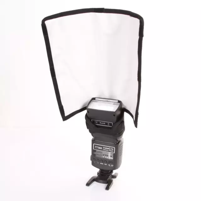 Foldable Speedlight Reflector Snoot Sealed Flash Diffuser For DSLR Canon Nikon D