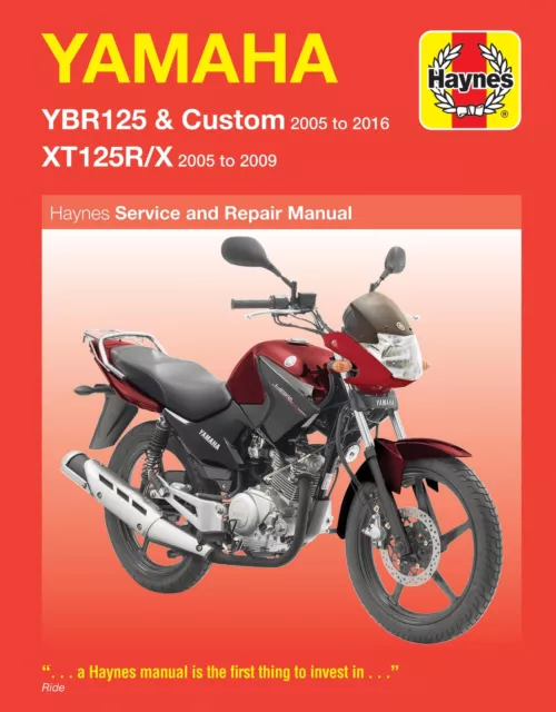 Yamaha YBR125 (05 - 16) & XT125R/X (05 - 09) Haynes Repair Manual (Paperback)