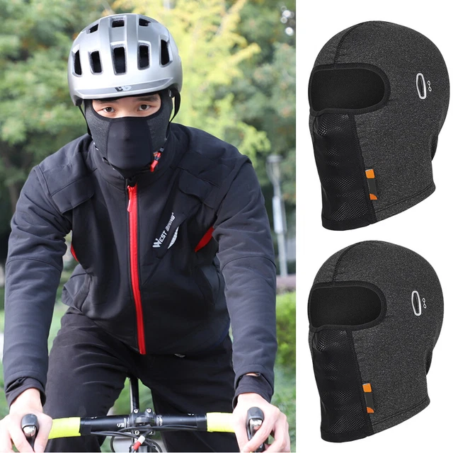 2x Winter Ski Maske Halstuch Sturmhaube Motorrad Mütze Schlauchschal Halswärmer