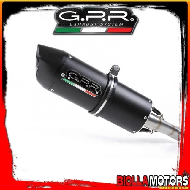 Scarico GPR Honda Transalp Xl 600 V 1986/99 Scarico omologato con raccordo Satinox - Giò Moto Ricambi