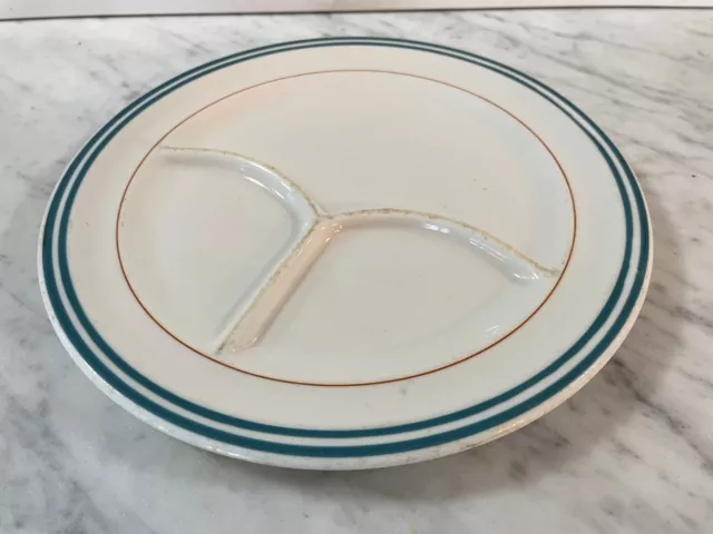 Southern Railway Railroad Dining Car Dinner Plate Syracuse Piedmont Pattern 9.5”