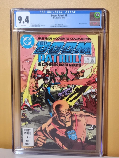 Doom Patrol #1 with Wrap Around Cover - Graded CGC 9.4 🔥COMBINE SHIPPING $13
