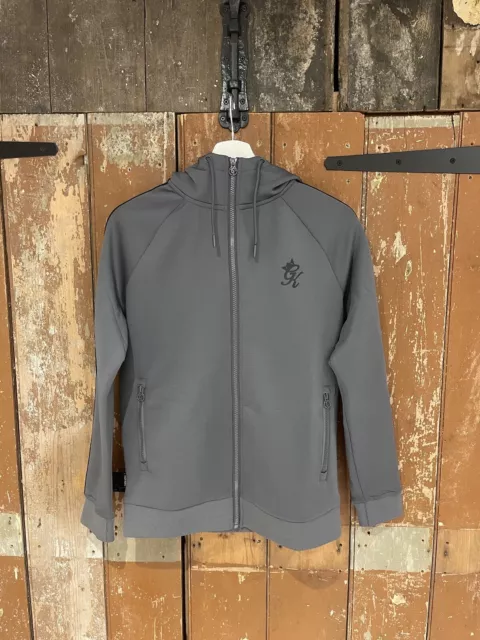 GYM KING GK Men s Red Burgundy Pullover Hoodie Size S Small Jacket